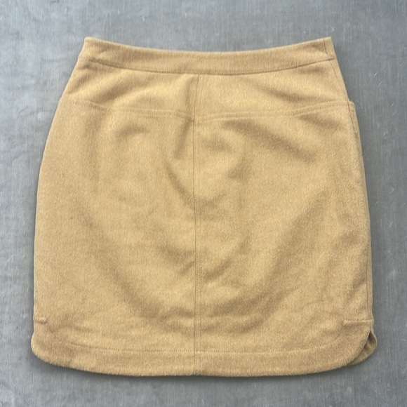 Vineyard Vines Wool Blend Lightweight Lined Mini Skirt Camel Size 0 - Picture 5 of 7